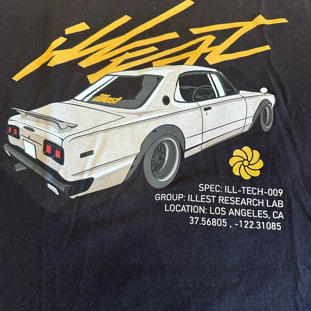 Illest Graphic T-Shirt with Car Design